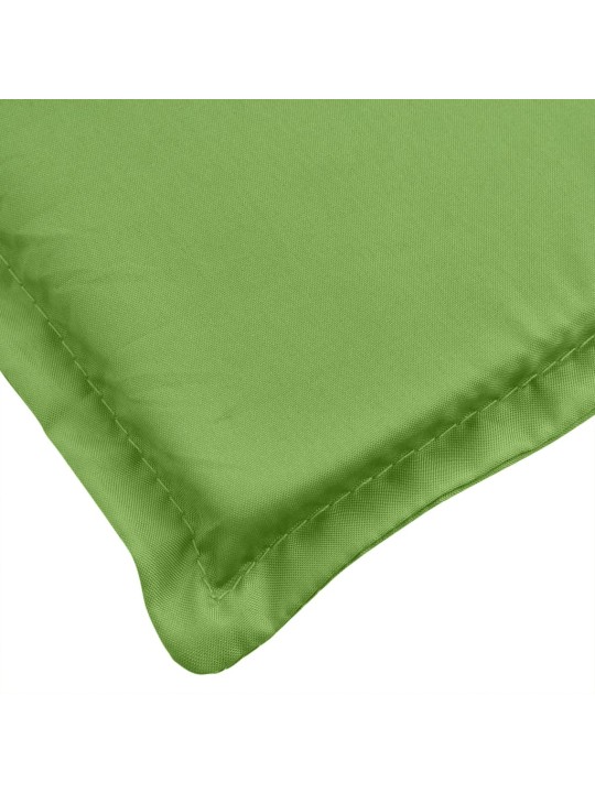 Podušky na zahradní lavici 2 ks zelená melanž 180x50x7cm textil