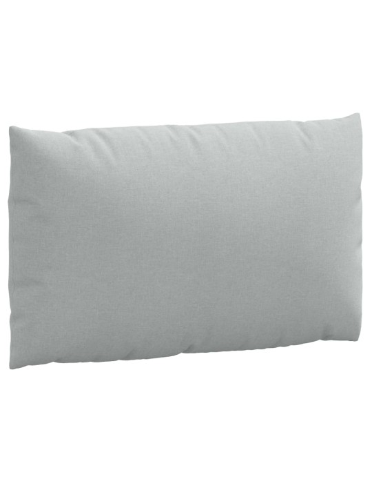 Podušky na palety 2 ks světle šedá melanž textil
