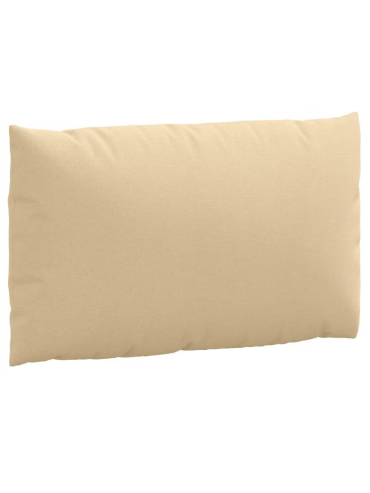 Podušky na palety 2 ks béžová melanž textil
