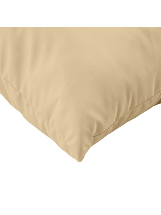 Podušky na palety 2 ks béžová melanž textil