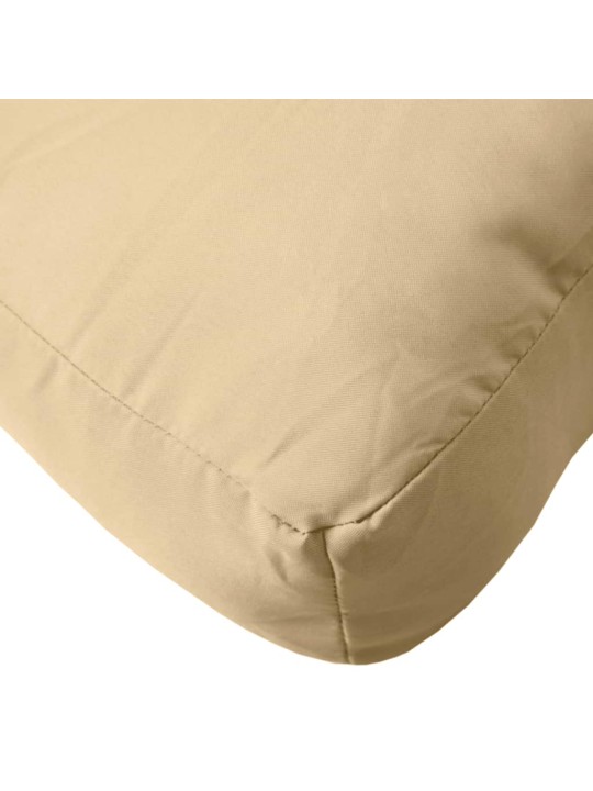 Podušky na palety 2 ks béžová melanž textil