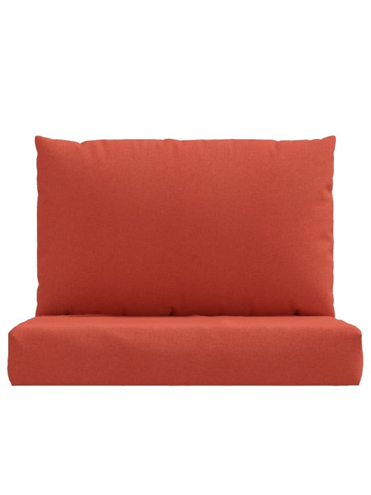 Podušky na palety 2 ks červená melanž textil