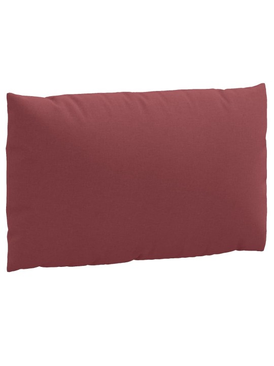Podušky na palety 2 ks vínová melanž textil