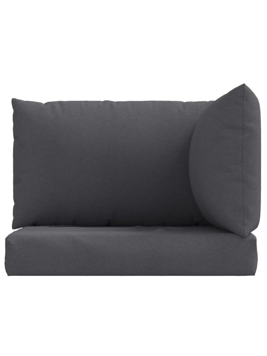 Podušky na palety 3 ks antracitová melanž textil