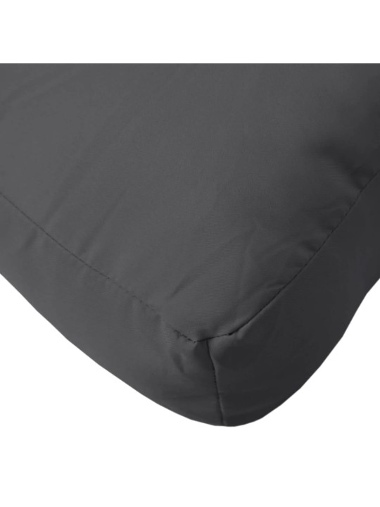 Podušky na palety 3 ks antracitová melanž textil