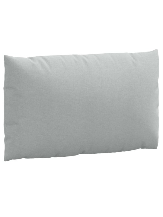 Podušky na palety 3 ks světle šedá melanž textil