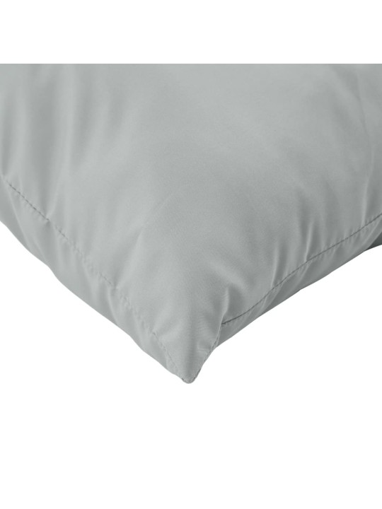 Podušky na palety 3 ks světle šedá melanž textil