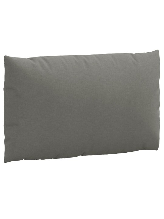 Podušky na palety 3 ks tmavě šedá melanž textil