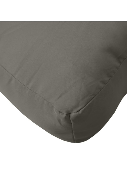 Podušky na palety 3 ks tmavě šedá melanž textil