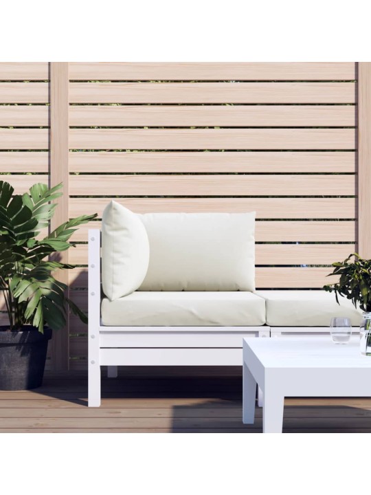 Podušky na palety 3 ks krémová melanž textil