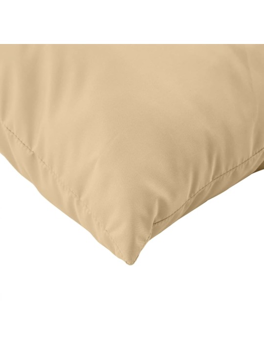 Podušky na palety 3 ks béžová melanž textil