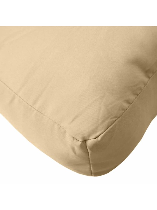 Podušky na palety 3 ks béžová melanž textil