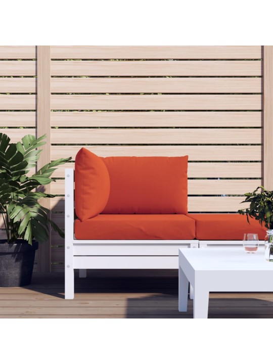 Podušky na palety 3 ks červená melanž textil