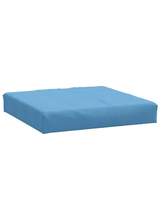 Poduška na palety modrá melanž 60x60x9,5 cm textil