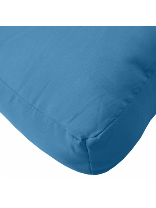 Poduška na palety modrá melanž 60x60x9,5 cm textil