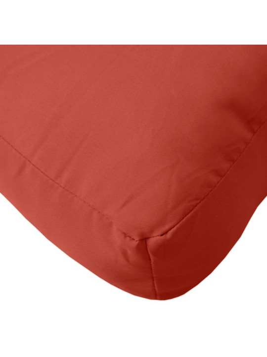 Poduška na palety červená melanž 60x60x9,5 cm textil