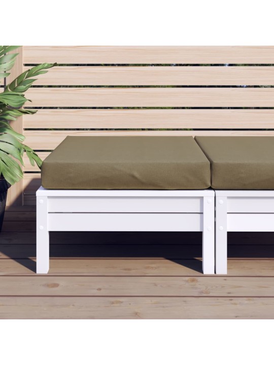 Poduška na palety taupe melanž 60x60x9,5 cm textil