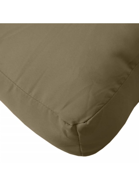 Poduška na palety taupe melanž 60x60x9,5 cm textil