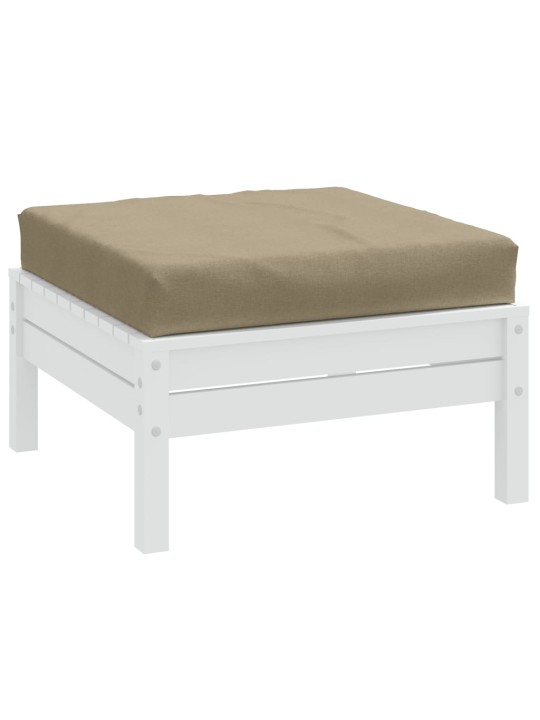 Poduška na palety taupe melanž 60x60x9,5 cm textil