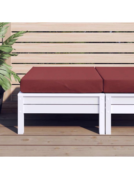 Poduška na palety vínová melanž 60x60x9,5 cm textil