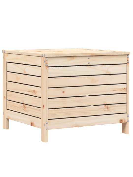 Zahradní podnožka 62 x 63,5 x 53,5 cm masivní borové dřevo