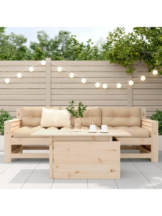 Zahradní stůl 100 x 50 x 75 cm masivní borové dřevo