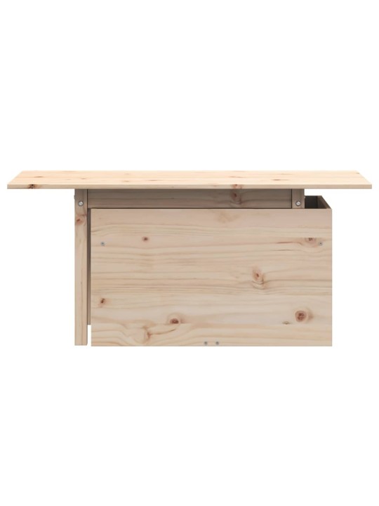 Zahradní stůl 100 x 50 x 75 cm masivní borové dřevo