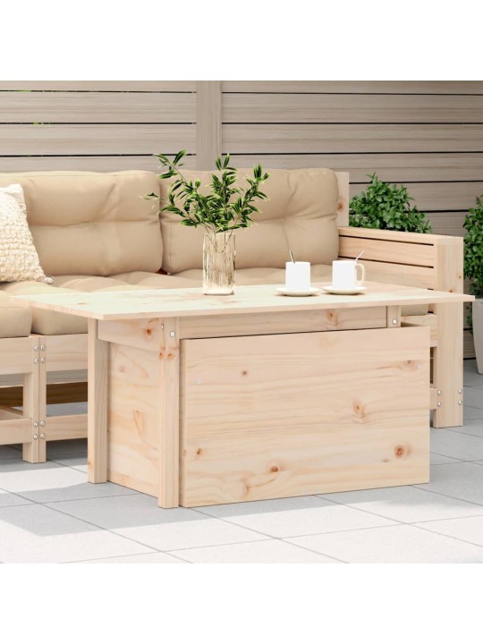Zahradní stůl 100 x 50 x 75 cm masivní borové dřevo