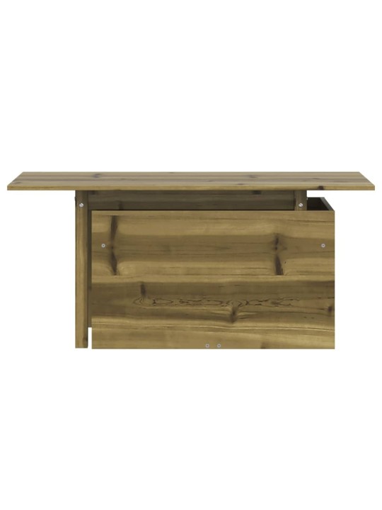 Zahradní stůl 100 x 50 x 75 cm impregnovaná borovice
