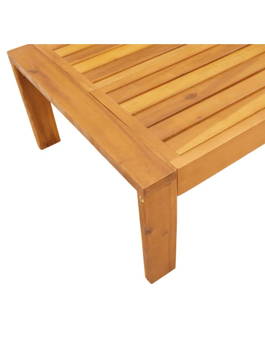 Zahradní stůl 100 x 50 x 27 cm masivní akáciové dřevo