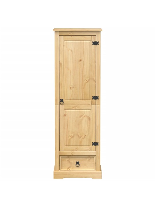 Šatní skříň corona 55 x 38 x 170 cm masivní borové dřevo