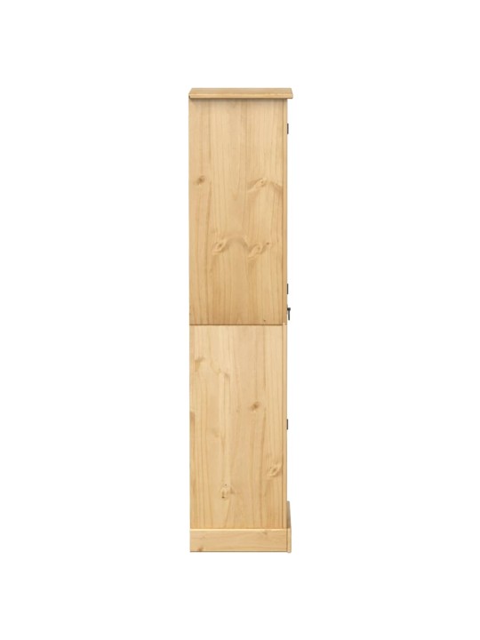 Šatní skříň corona 55 x 38 x 170 cm masivní borové dřevo