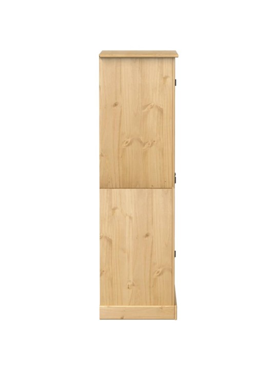 Šatní skříň corona 76 x 50 x 170 cm masivní borové dřevo