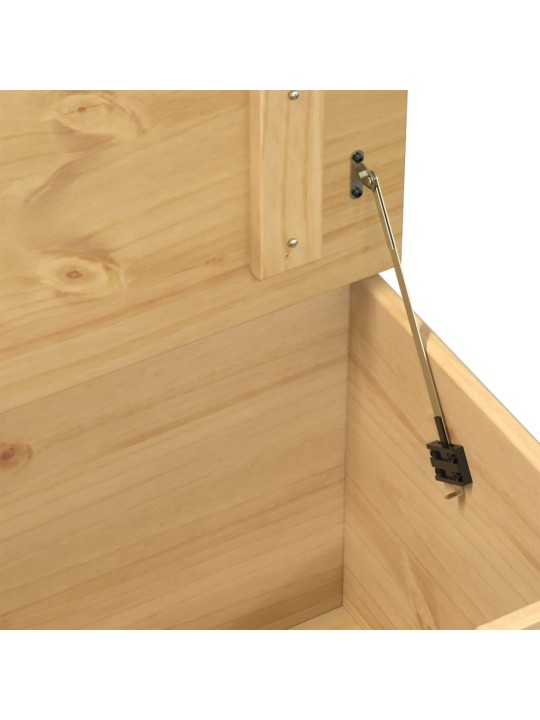 Úložný box Corona 90 x 78 x 45 cm masivní borové dřevo
