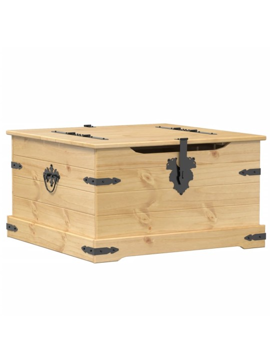 Úložný box Corona 78 x 78 x 45 cm masivní borové dřevo