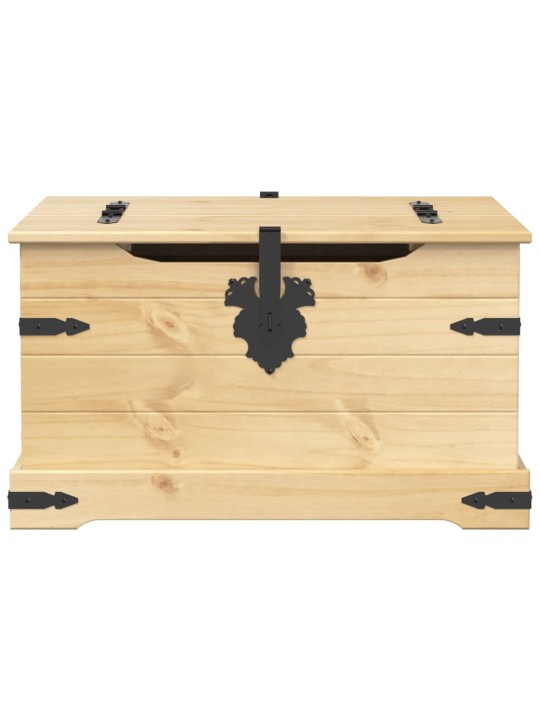 Úložný box Corona 78 x 78 x 45 cm masivní borové dřevo