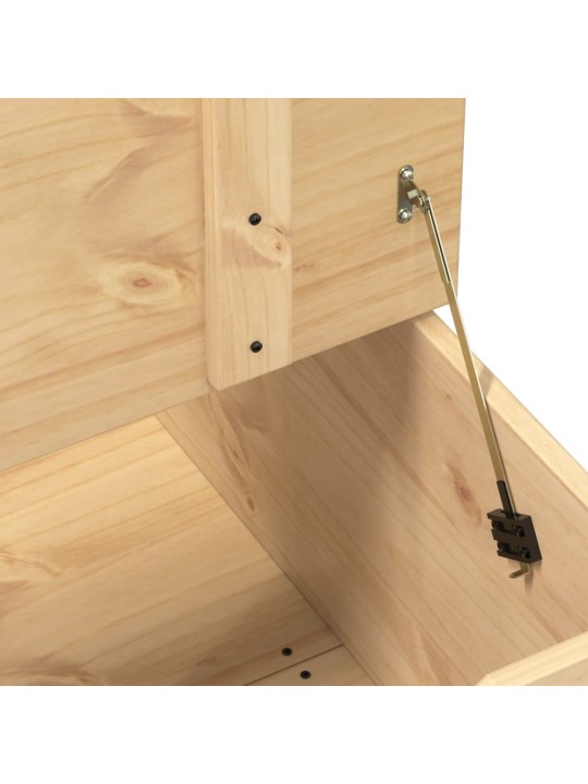 Úložný box Corona 78 x 78 x 45 cm masivní borové dřevo