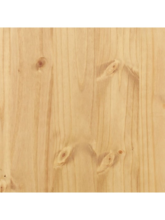 Úložný box Corona 78 x 78 x 45 cm masivní borové dřevo