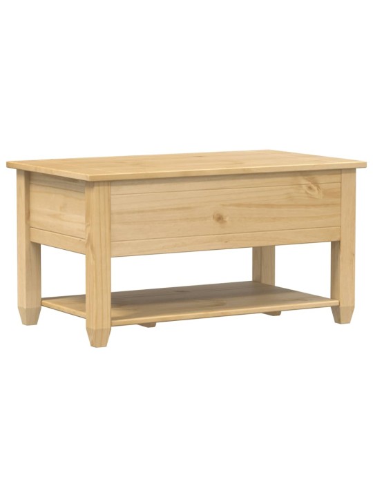 Konferenční stolek se zásuvkami corona 85x50x45 cm borové dřevo