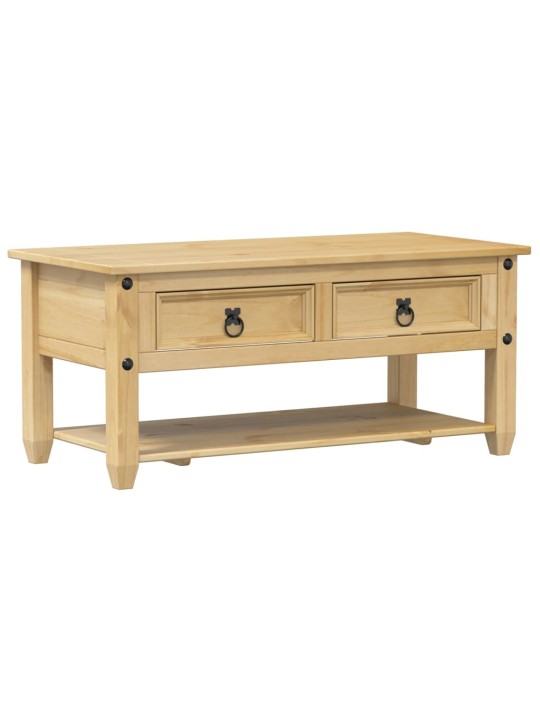 Konferenční stolek se zásuvkami corona 100x48x45 cm borovice