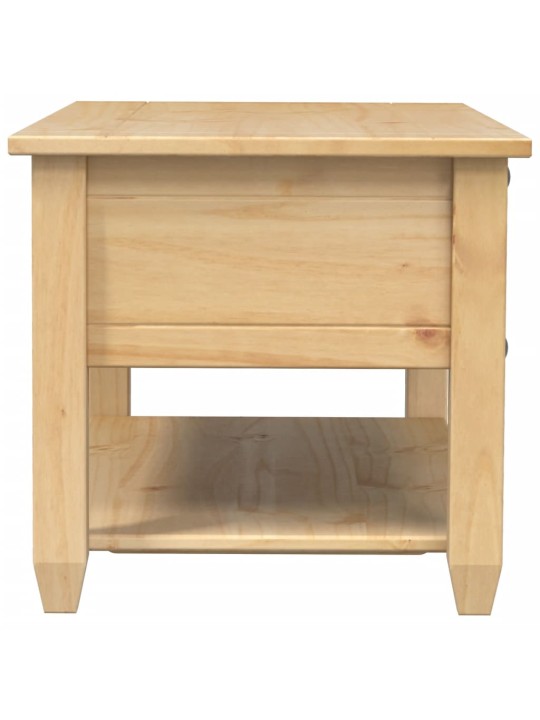 Konferenční stolek se zásuvkami corona 100x48x45 cm borovice