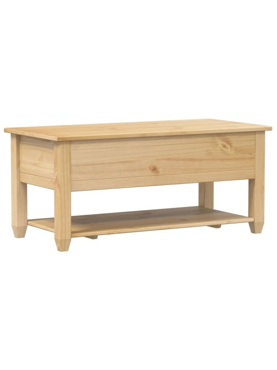 Konferenční stolek se zásuvkami corona 100x48x45 cm borovice