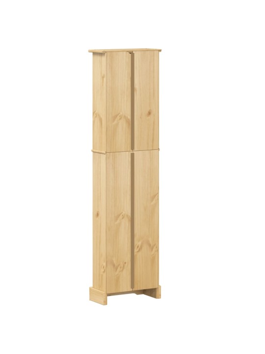 Knihovna corona 46 x 20 x 170 cm masivní borové dřevo