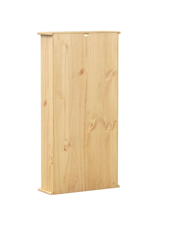 Skříňka na cd corona 52 x 17,5 x 103 cm masivní borové dřevo