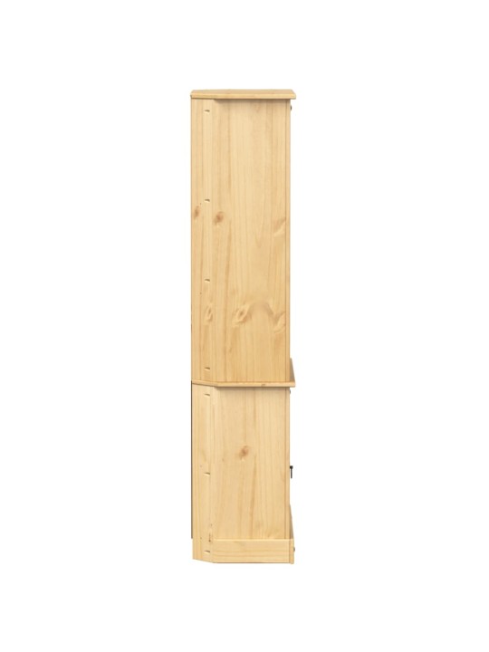 Skříň highboard Corona 74 x 38 x 170 cm masivní borové dřevo