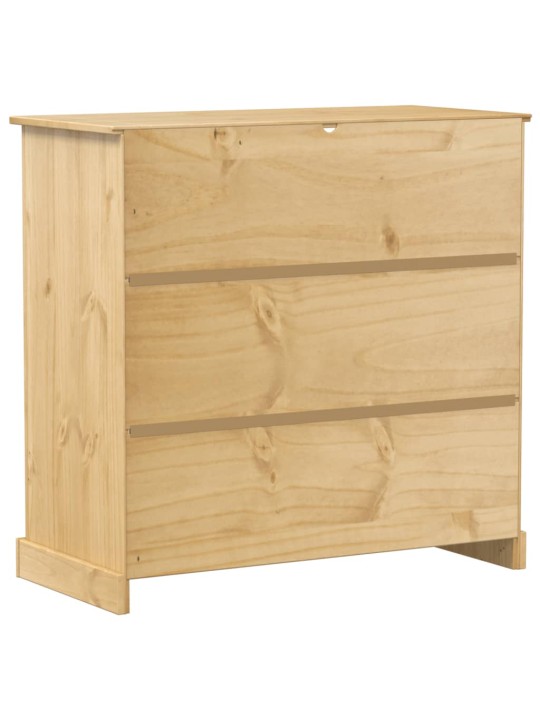 Skříňka na víno Corona 107,5x51x105,5 cm masivní borové dřevo