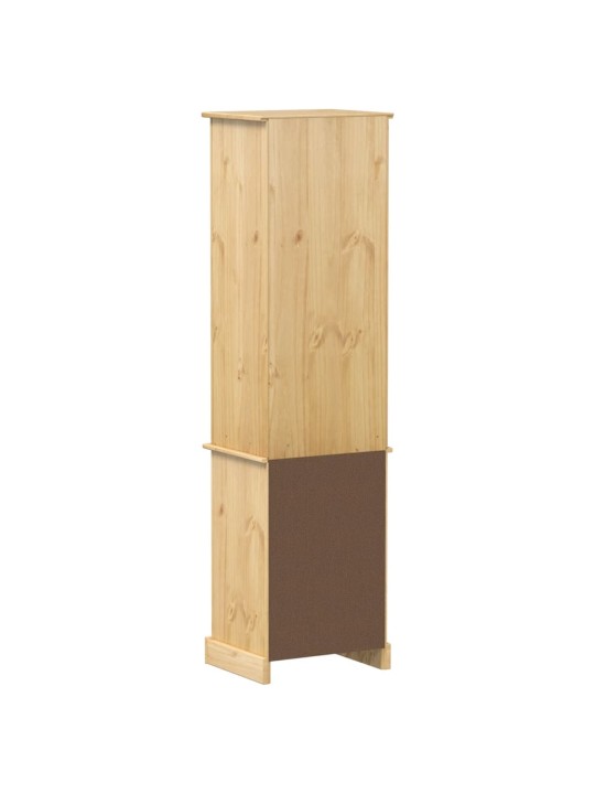 Koupelnová skříňka corona 50 x 40 x 185 cm masivní borové dřevo