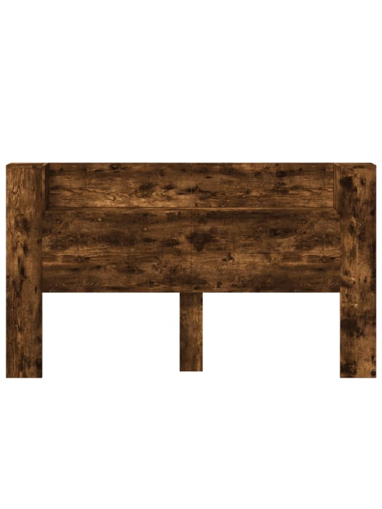 Čelo postele úložný prostor a led kouřový dub 180x16,5x103,5 cm