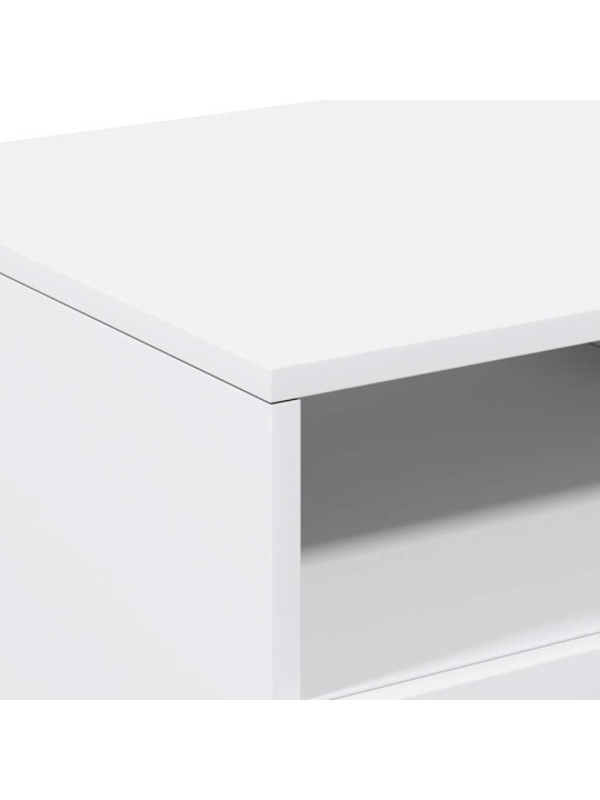Konferenční stolek s LED osvětlením bílý 90 x 49 x 40 cm