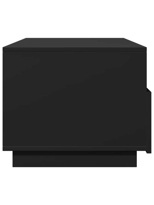 Konferenční stolek s LED osvětlením černý 90 x 49 x 40 cm